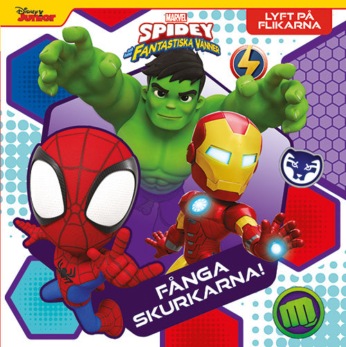 Marvel - Spidey - Lyft på flikarna