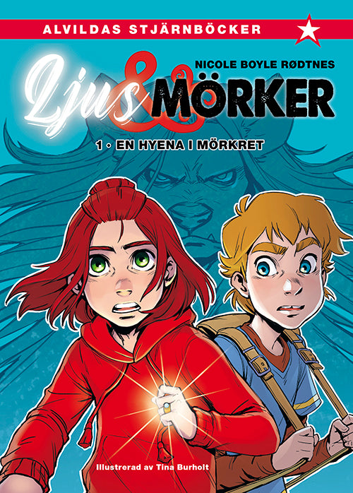 Omslaget till boken Ljus och mörker 1: En hyena i mörkret