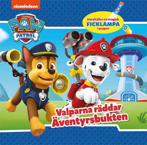 Paw Patrol - Valparna räddar Äventyrsbukten (med en ficklampa i papper)