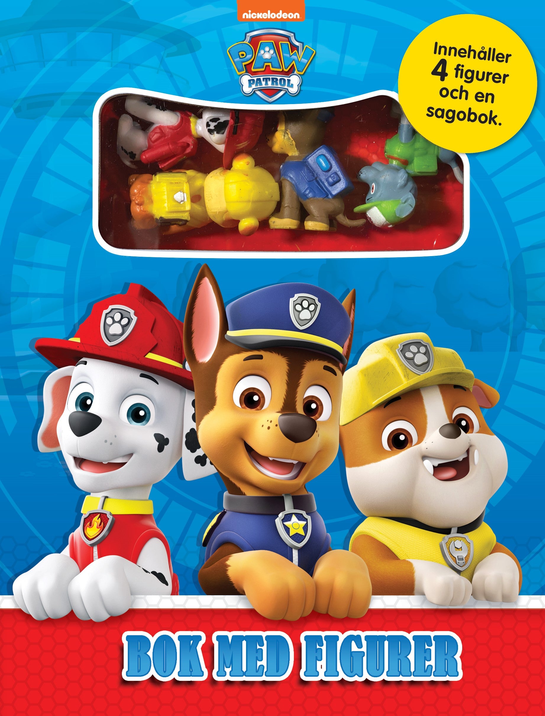 Omslaget till boken Paw Patrol - Bok med figurer