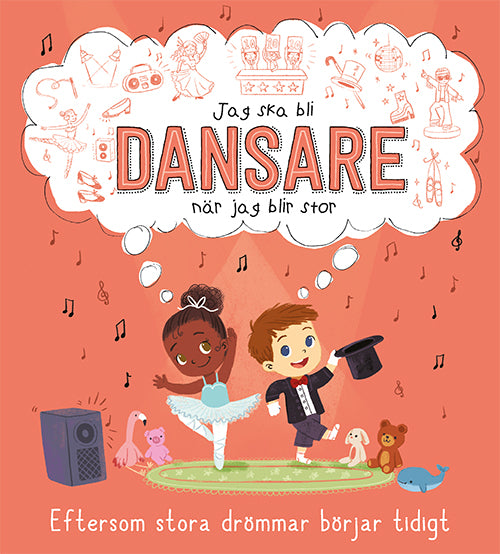 Omslaget till boken Jag skall bli dansare när jag blir stor