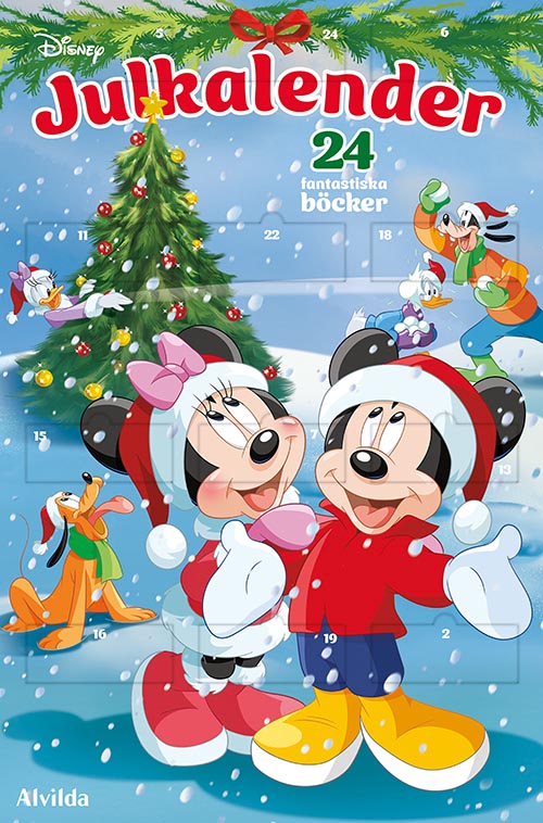Omslaget till boken Disney Julkalender