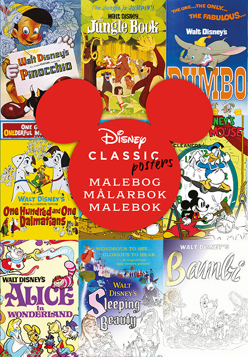 Disney Classic Posters - Målarbok Deluxe