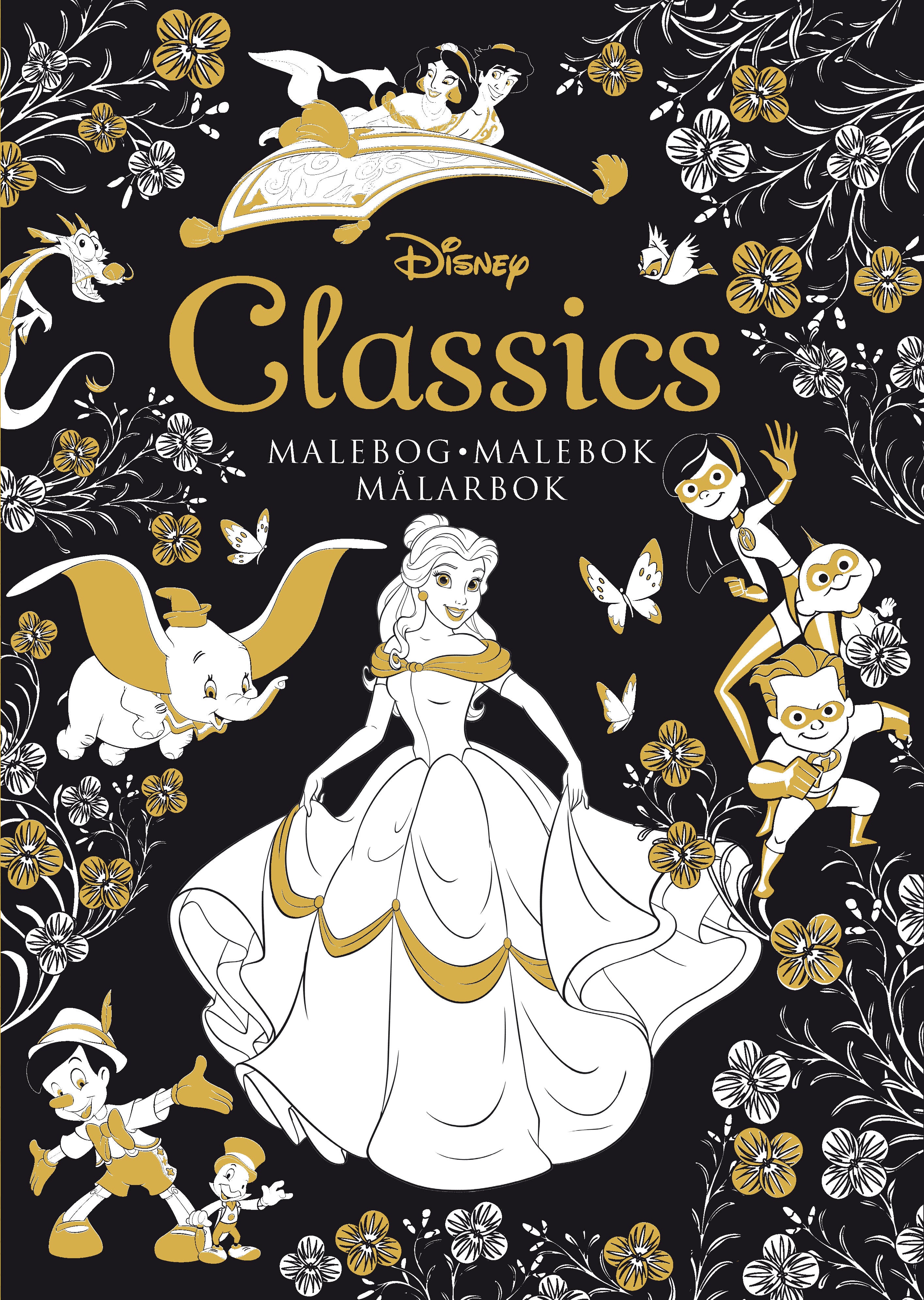 Disney Classics - Målarbok Deluxe